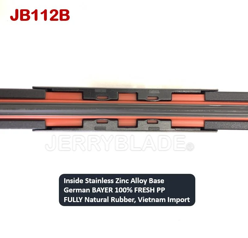 Universal Popular Car Wiper Blade, Multi-Clip Multifunctional Wiper Blade, Frameless Flat Wiper Beam Blade for Whindshield Windscreen New Hot Sales Jb112b