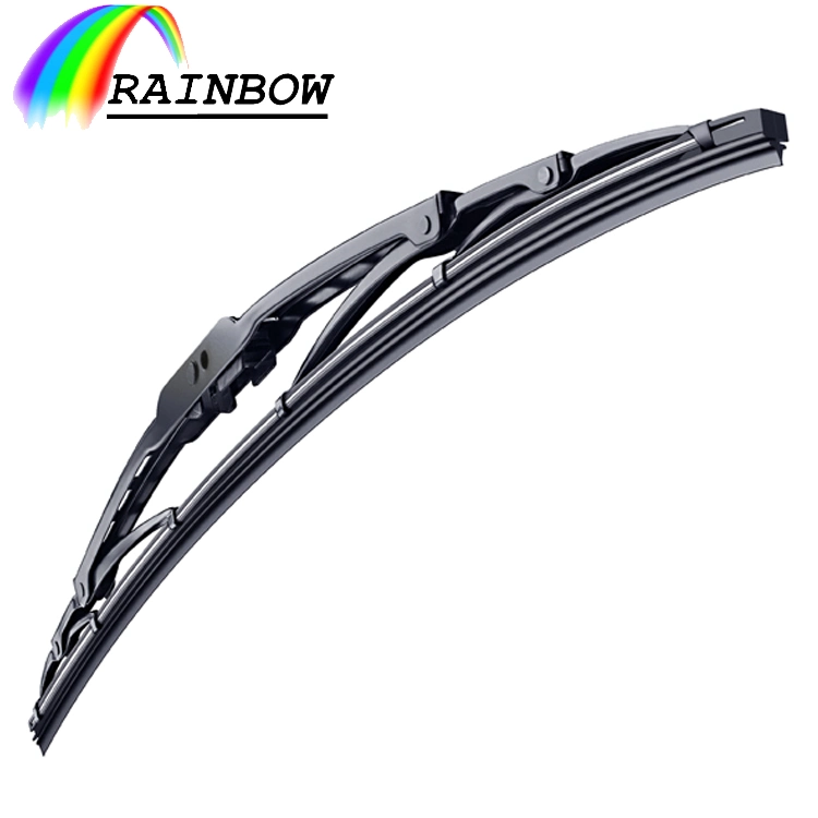 Rainbow Universal U Hook U-Type Frameless Wipers Top Quality Rubber Blade Soft Car Windshield Wipers Windscreen