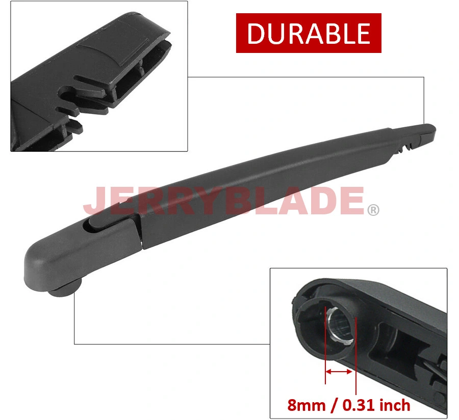 Jerryblade Rear Wiper Arm Kit for Peugeot 2008 Set Wiper Arm+Blade Rear Windscreen 300mm 2013 Onwards,Peugeot 3008 Year 2009 Onwards,5008 Year2018-2017 OE6429gn