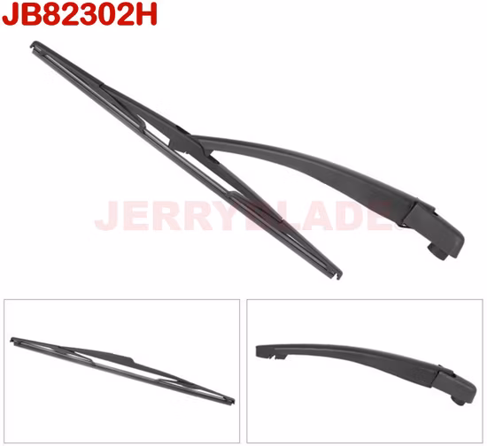 Braço do limpador de para-brisa traseiro e conjunto de lâminas do limpador traseiro para 2006-2013 Volvo C30 OE31290075, 30649727, 30649728 Volvo Genuine Auto Parts Replacement 16inch 41cm